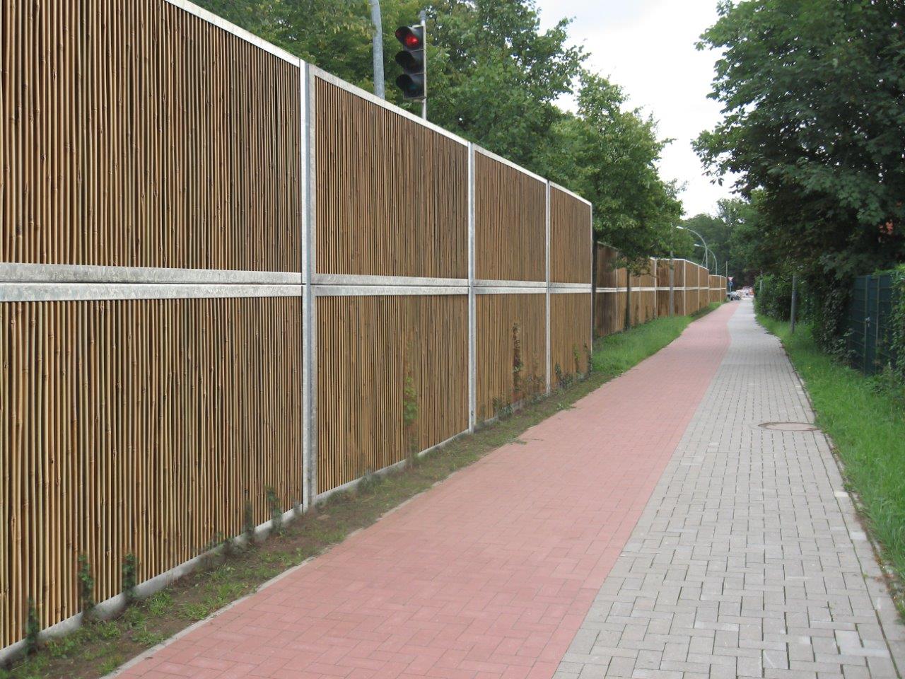 Bamboowall geluidsscherm